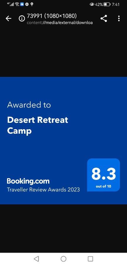 Desert Retreat Camp Al Wāşil Exterior foto